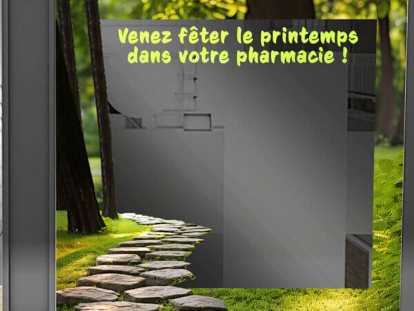 VITRINE PRINTEMPS Arche + chemin